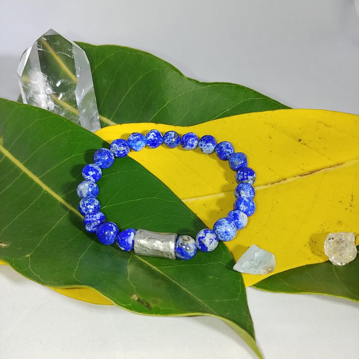 Honor | Lapis Lazuli Beaded Men&#39;s Bracelet - ChloeYves
