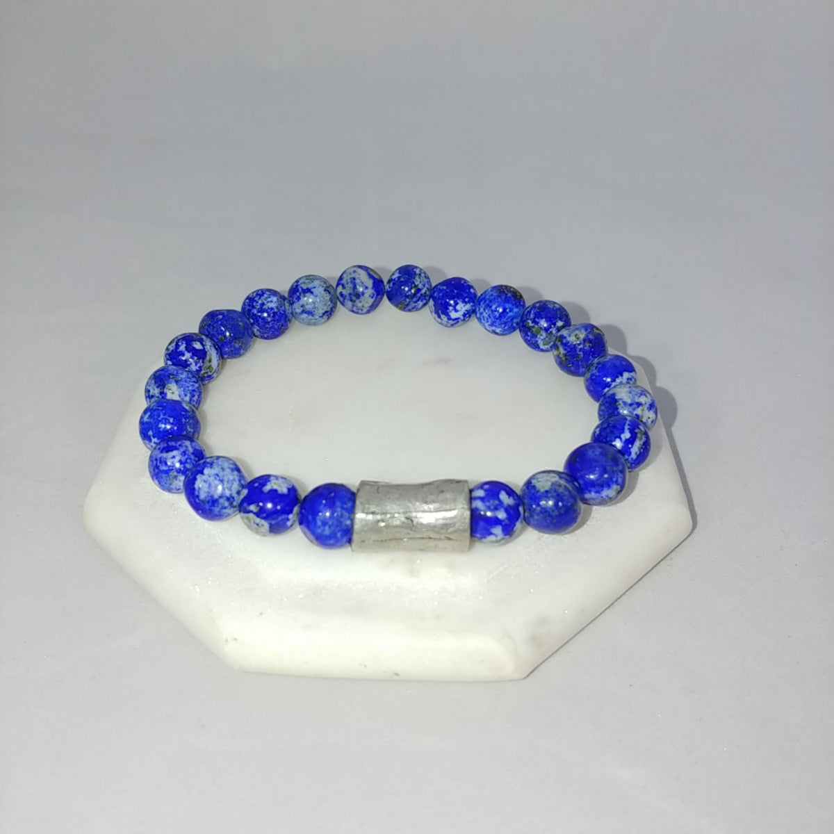 Honor | Lapis Lazuli Beaded Men&#39;s Bracelet - ChloeYves