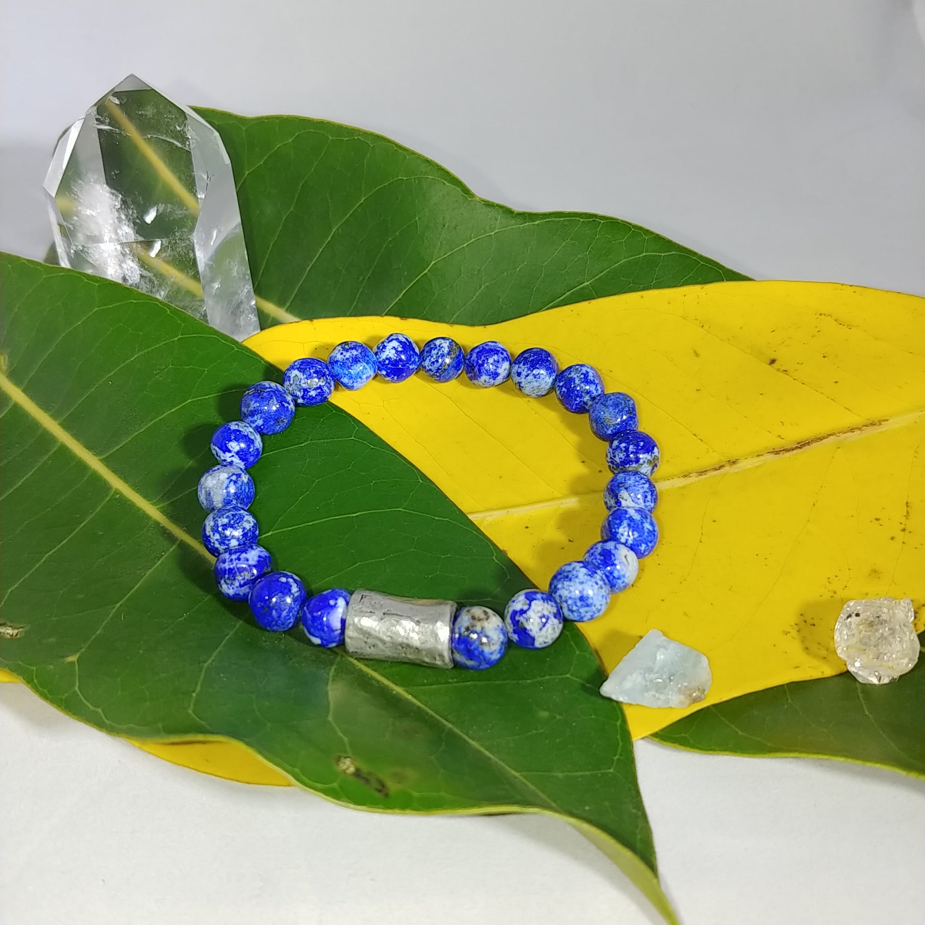 Honor | Lapis Lazuli Beaded Men's Bracelet - ChloeYves